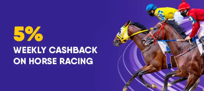 5% Weekly Horse Racing Cashback