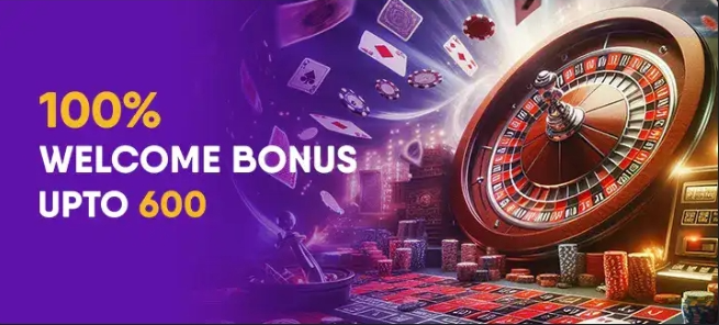 Welcome Bonus of 100% Up to 600